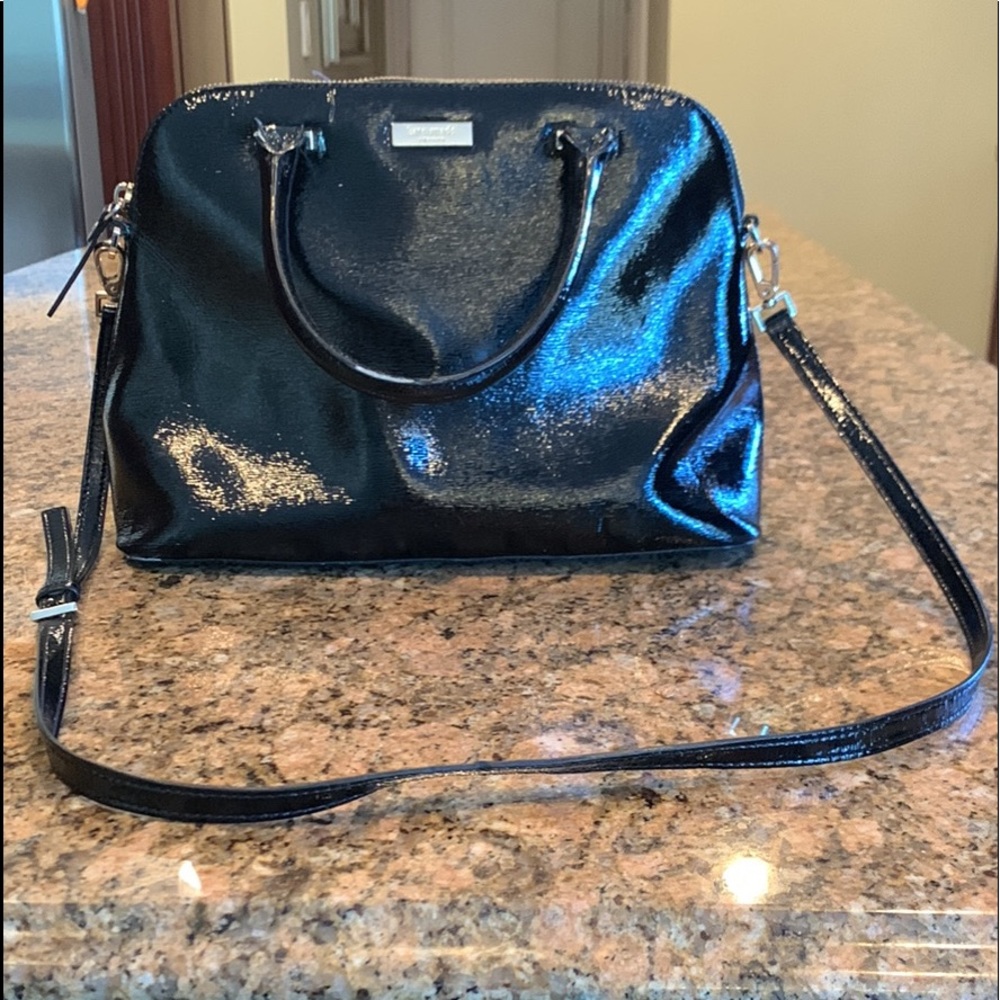 Black Patent Leather Kate Spade bag